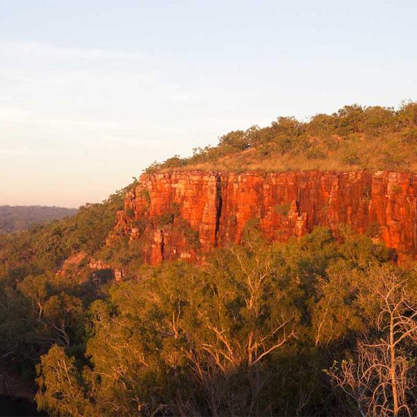 Beautiful rocks at sunset