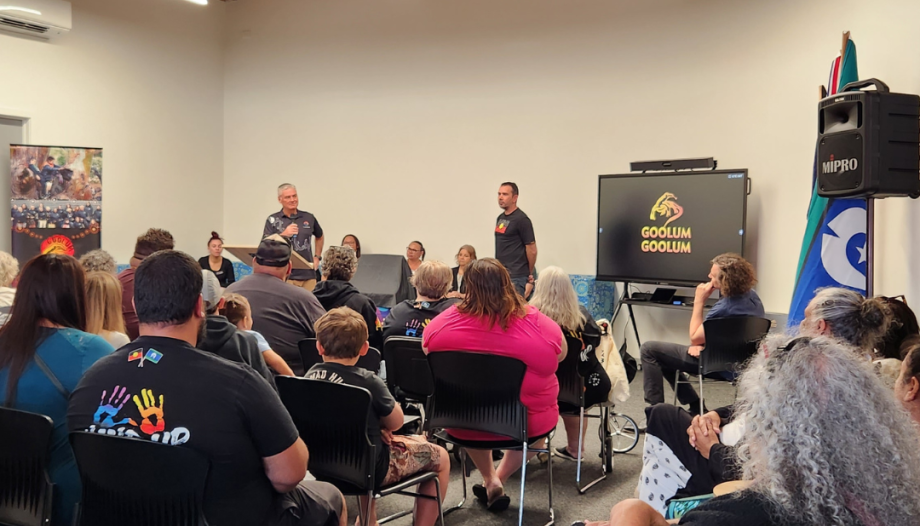 Speech taking place at the Dalki Guli Divestment Ceremony.