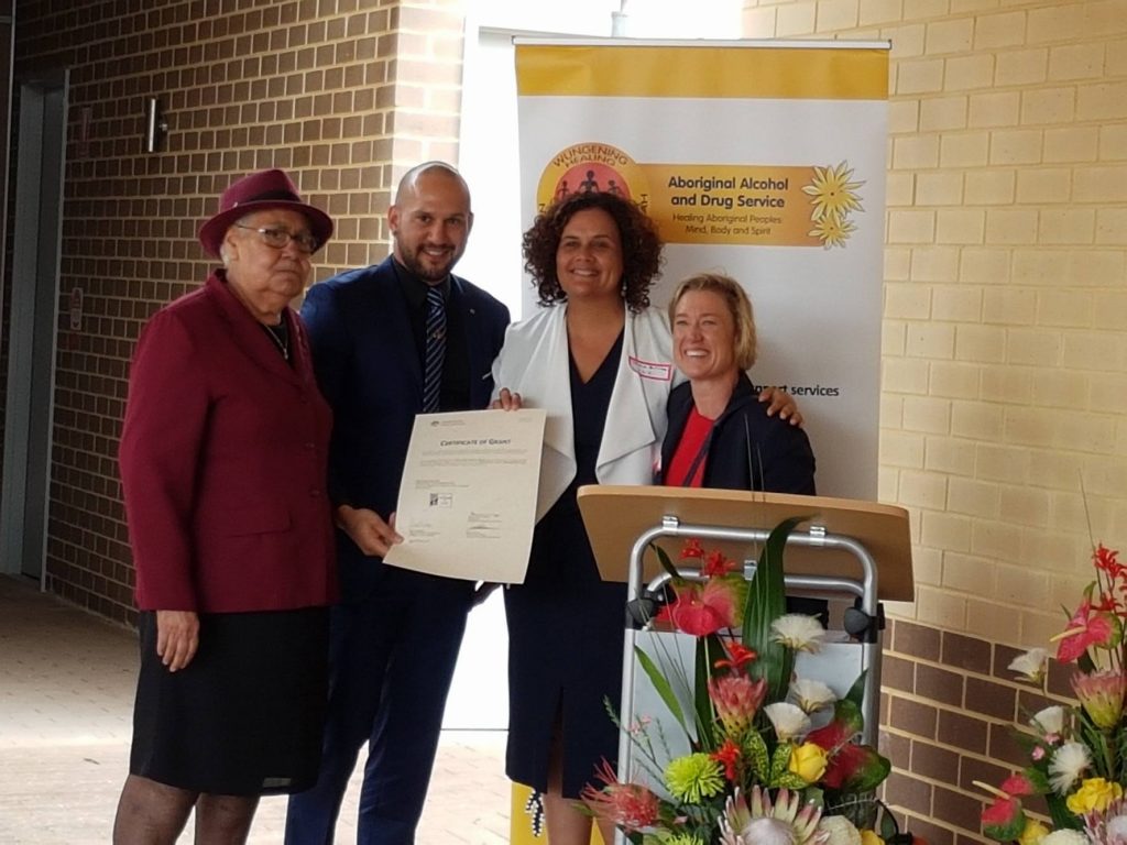 Officals at opening of Wooree Miya Women's Refuge