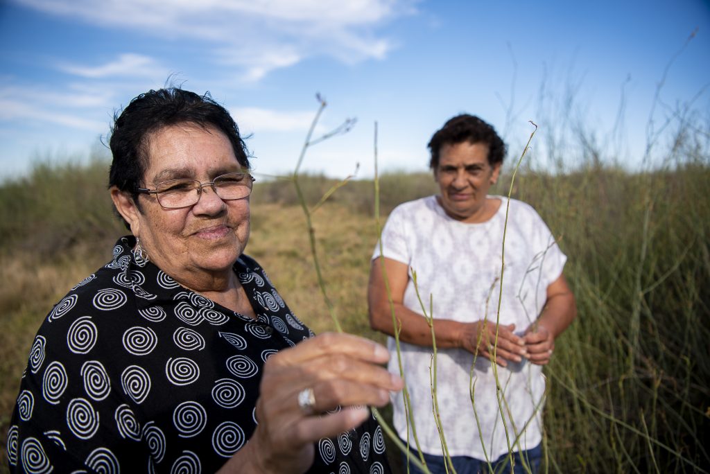 Mabel Fitzpatrick and Kerrie Parker, both Nari Nari Elders