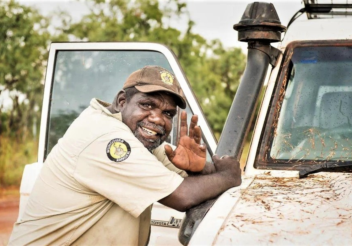 A Wilinggin Aboriginal Corporation ranger. Image: Robin Dann.