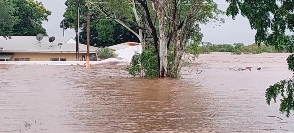 Flooding at the Warnkurr Sports and Social Club