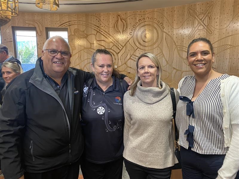 Moorundi and ILSC staff at the official Moorundi Health Centre opening.