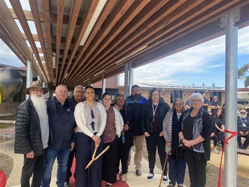 Moorundi staff at the official Moorundi Health Centre opening.